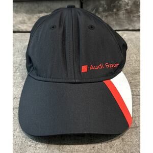 AUDI Sport Red/Black/White Adjustable Baseball Hat